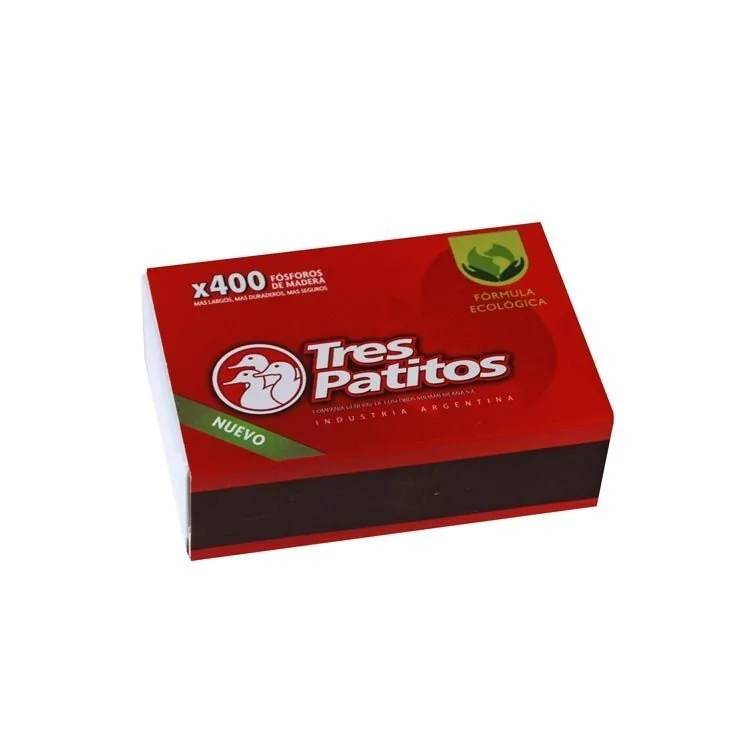 Fósforos Tres Patitos 400 Un