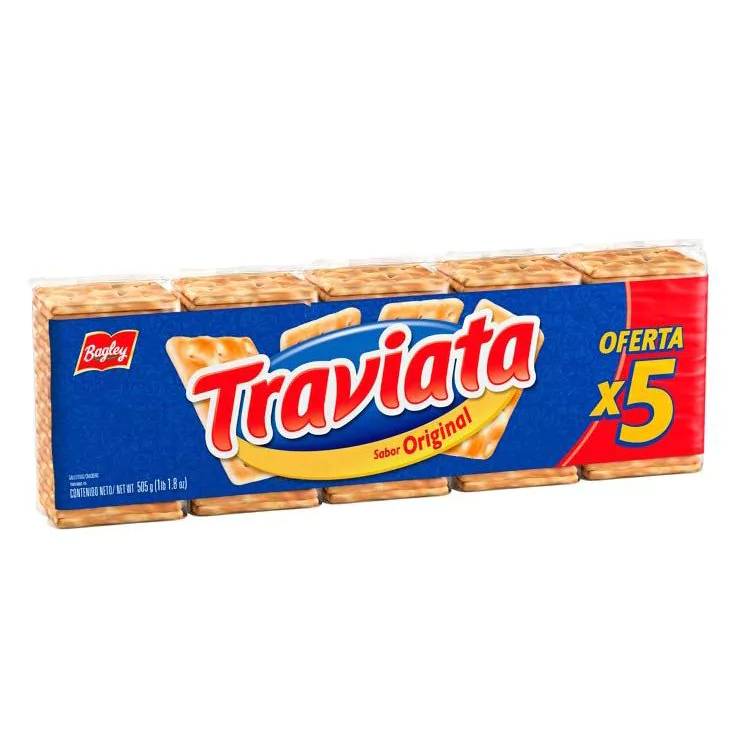Galletitas Traviata 5X100 Gr
