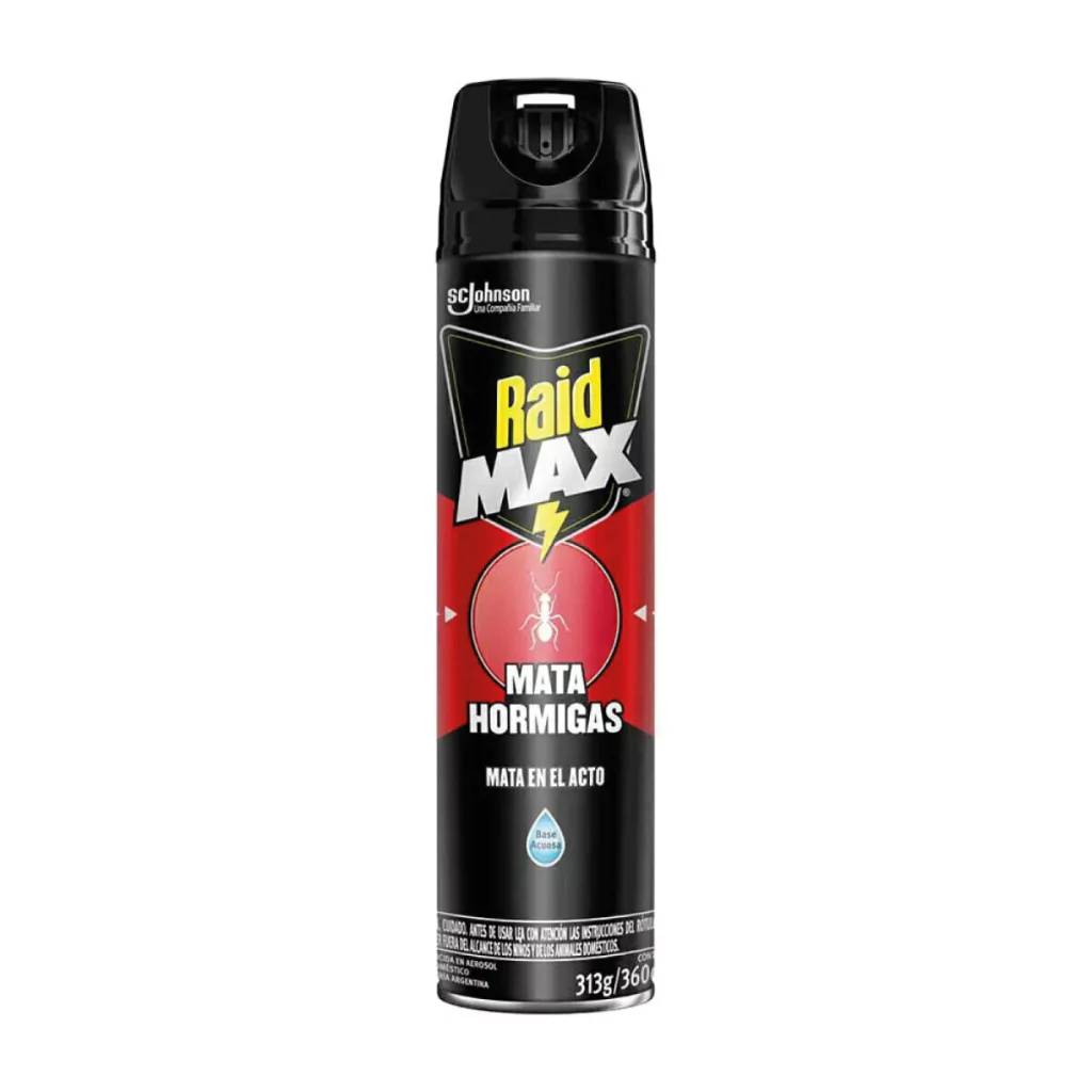Insecticida Raid Max Mata Hormigas en el acto 360ml