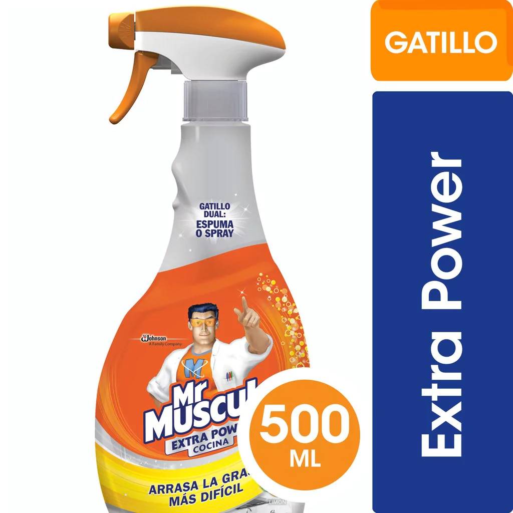 Limpiador Mr. Musculo Cocina Extra Power Gatillo 500 Ml.