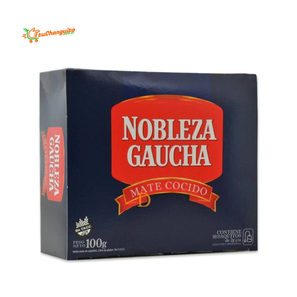 Mate Cocido Nobleza Gaucha 100 saquitos