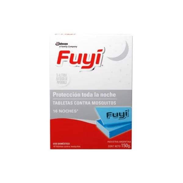 Tabletas Fuyi Mosquitos 12un.