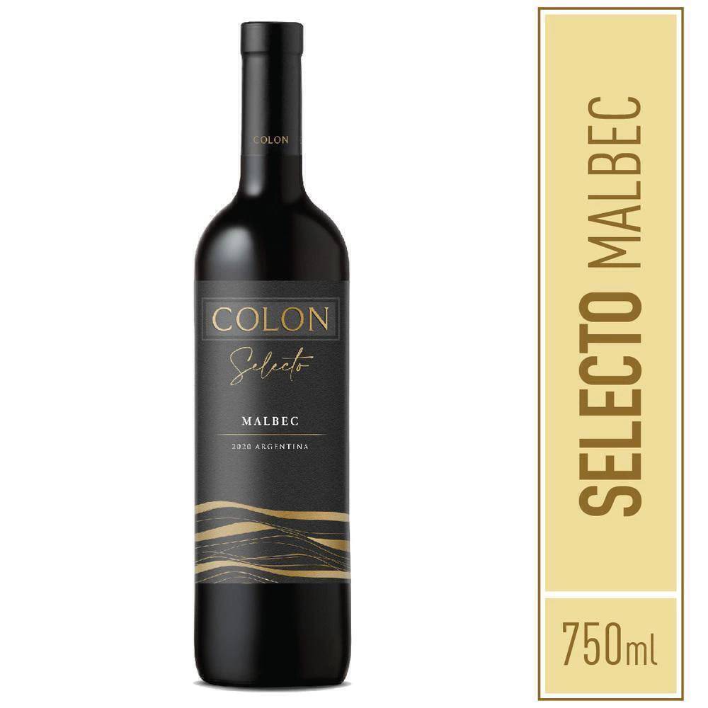 Vino Tinto Colon Selecto Malbec 750cc