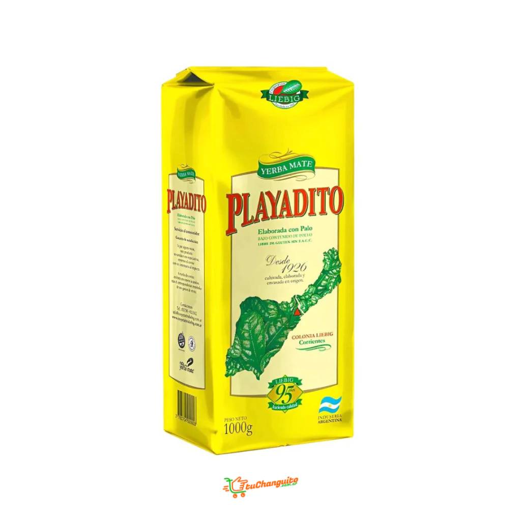 Yerba con palo Playadito 1kg Sin TACC