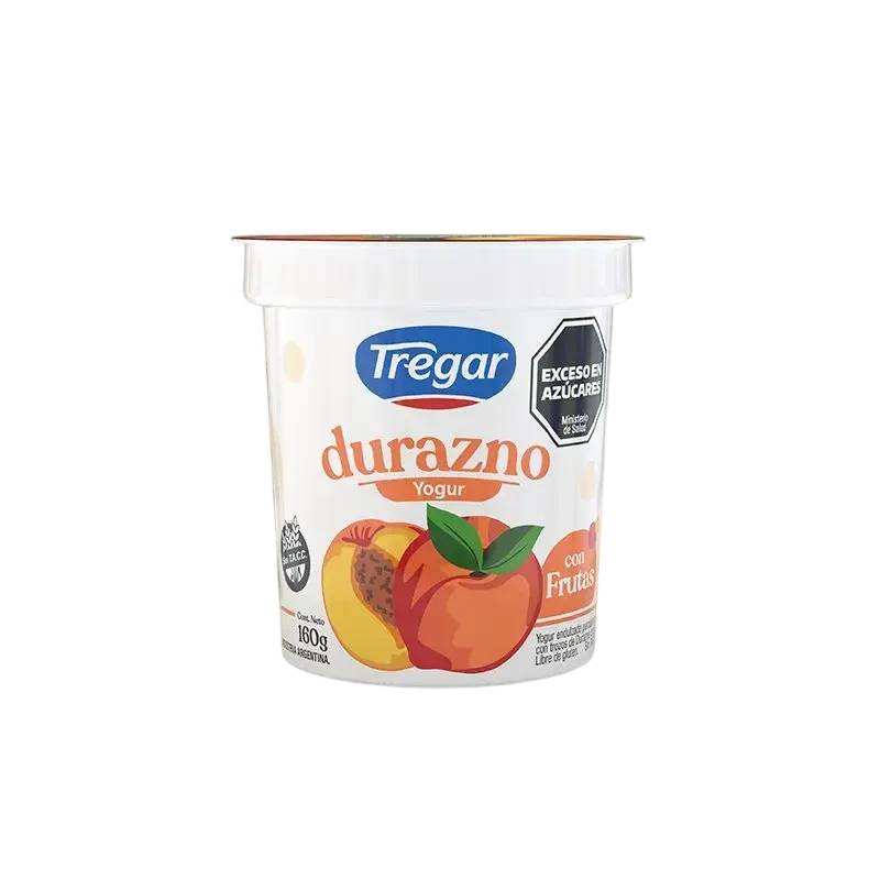 Yogur Entero Tregar c/frutas Durazno 160g